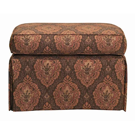 Skirted Accent Ottoman